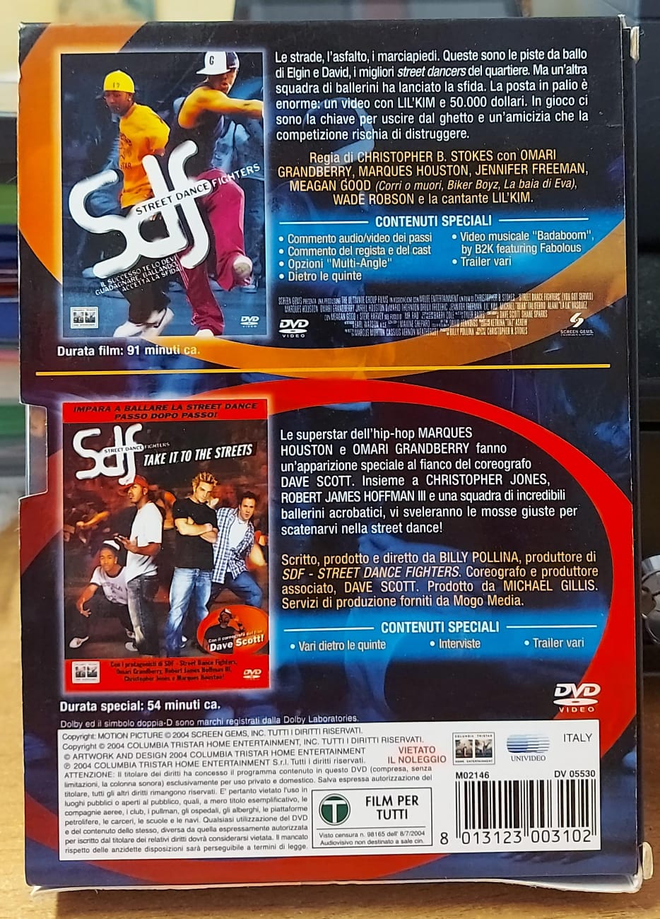 SDF Street Dance Fighters – Cofanetto 2 DVD | Film + Take It to the Streets