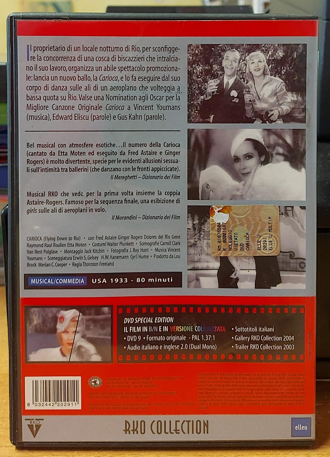 Carioca (Flying Down to Rio) – Fred Astaire, Ginger Rogers DVD | RKO Collection Special Edition