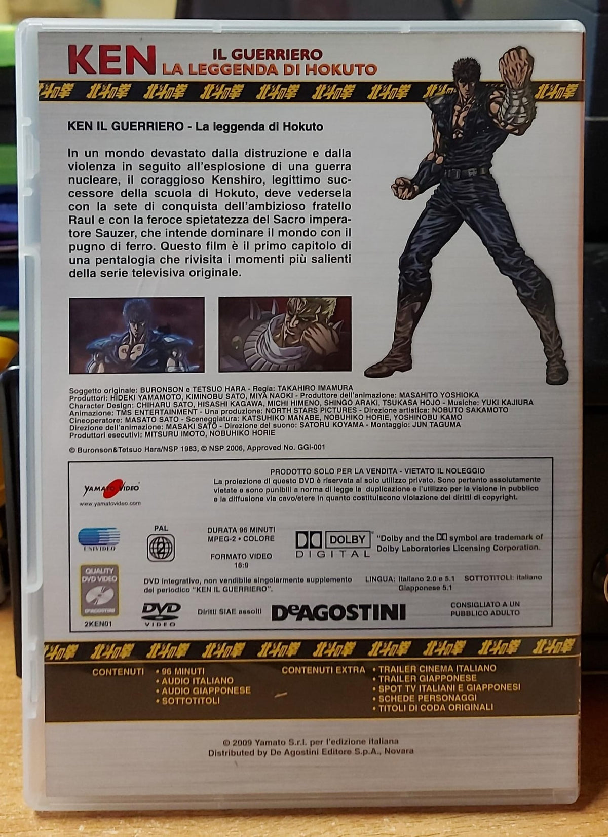 Ken il guerriero – La leggenda di Hokuto – DVD De Agostini Usato