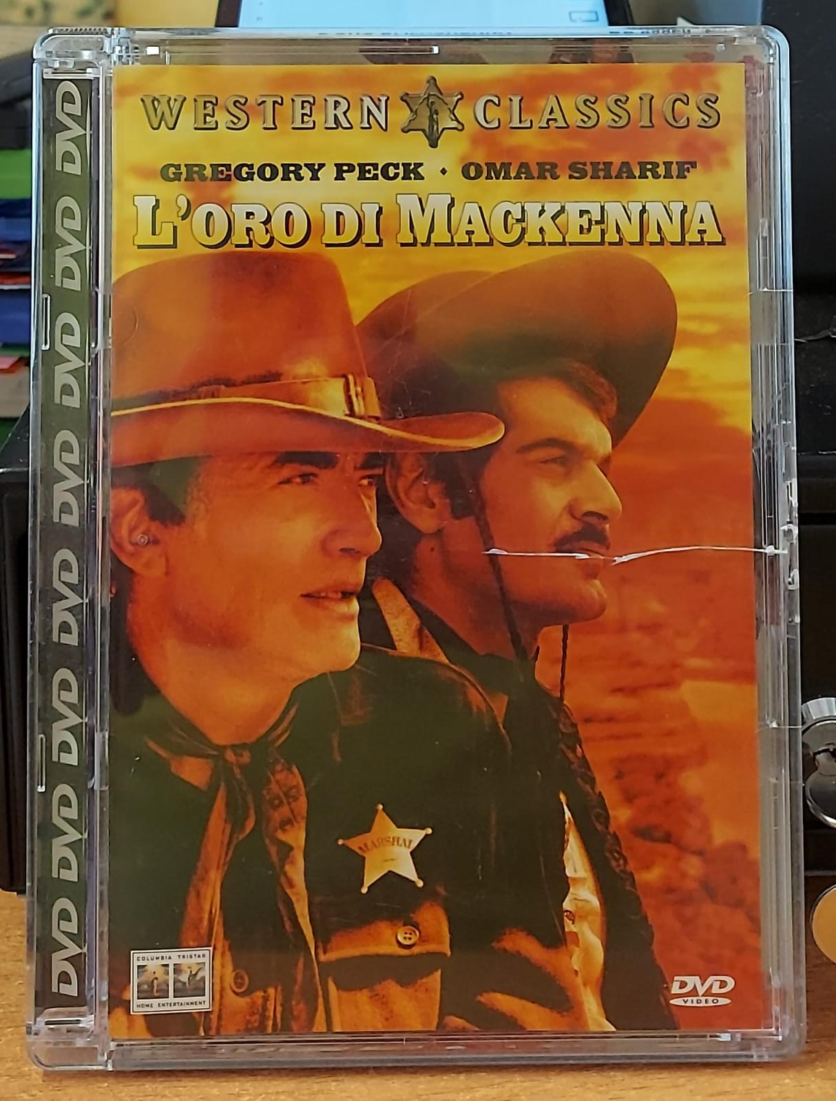 L'Oro di MacKenna DVD – Copertina anteriore Western Classics con Gregory Peck e Omar Sharif