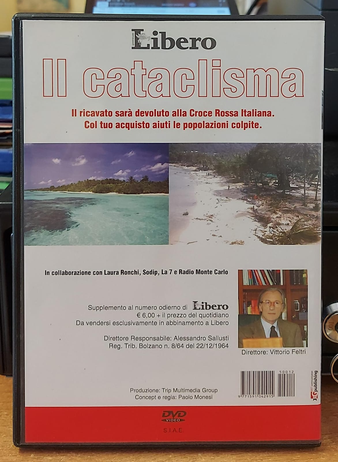 Il Cataclisma DVD – Copertina retro