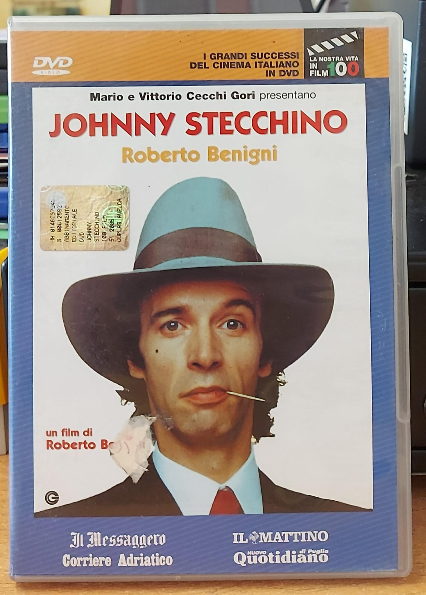 Johnny Stecchino DVD – Copertina fronte