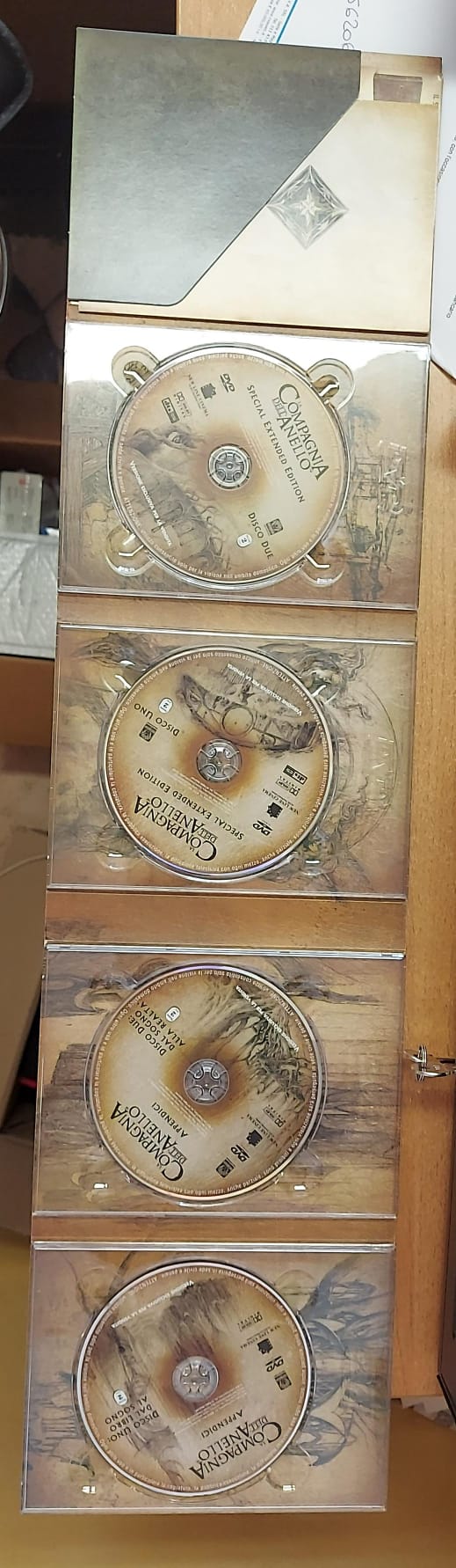 La Compagnia dell'Anello Special Extended Edition – 4 DVD interni