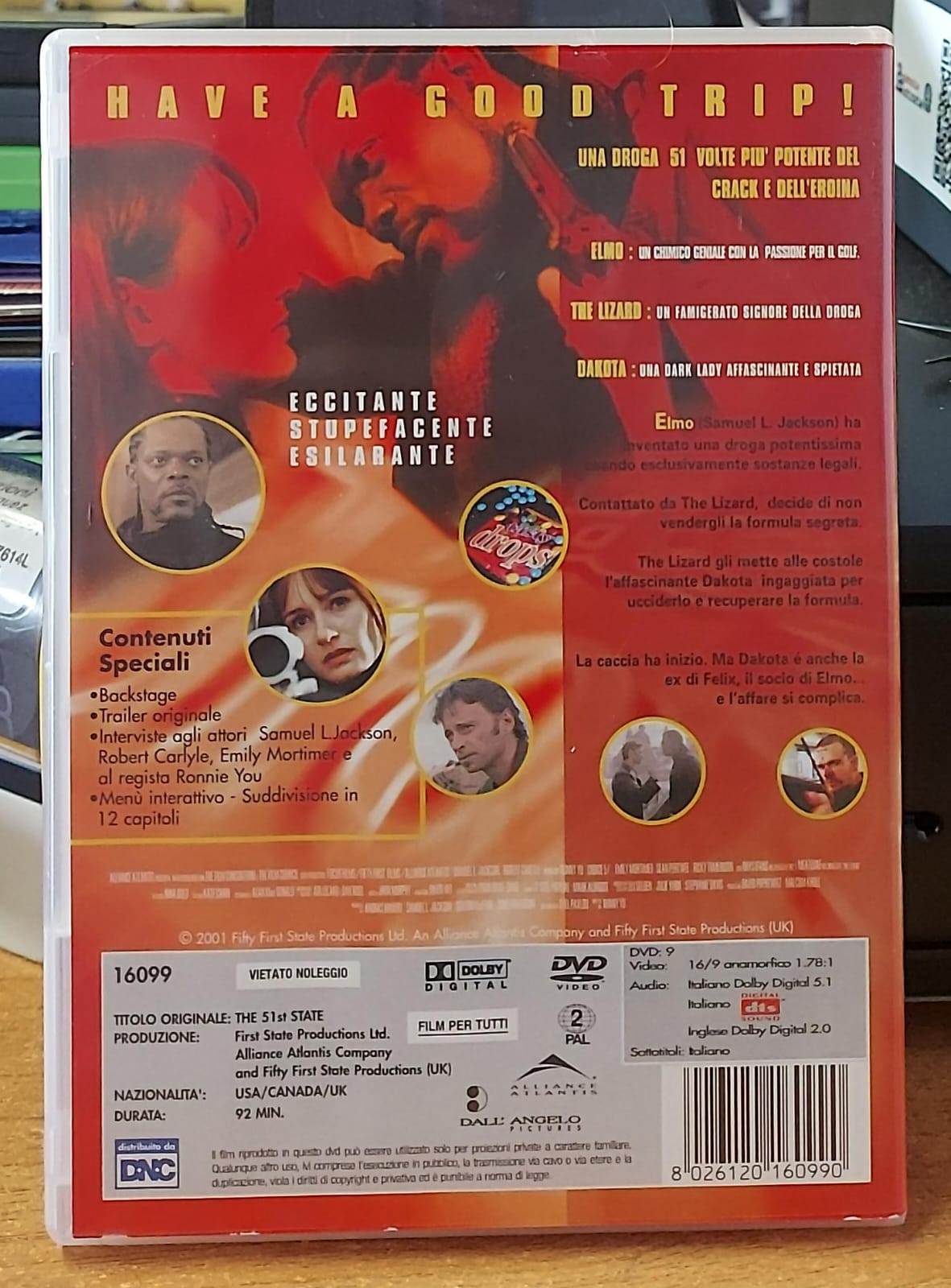 Codice 51 DVD – Retro con specifiche tecniche