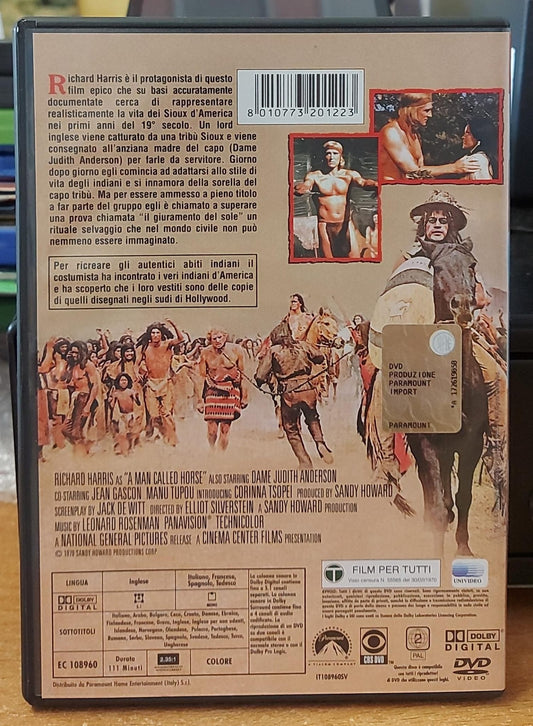 Un Uomo Chiamato Cavallo – Copertina anteriore DVD