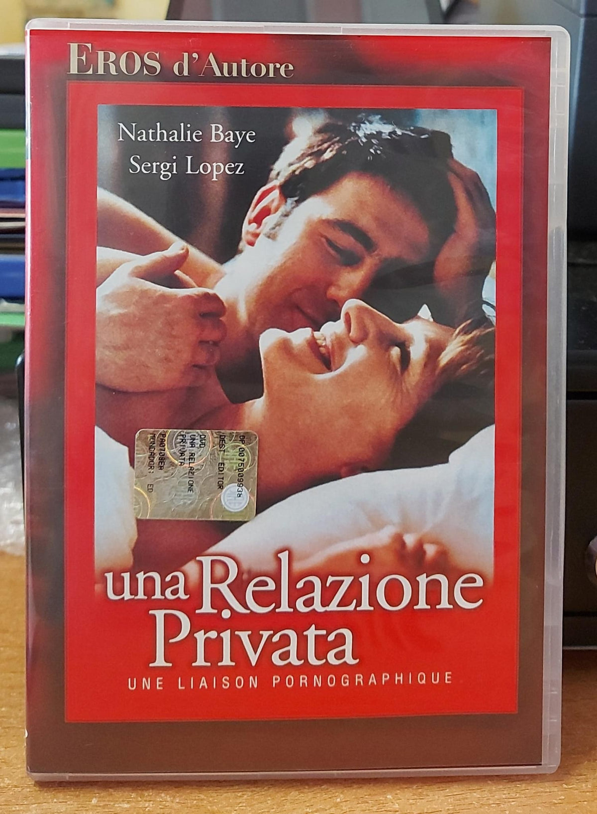 Una Relazione Privata – Copertina anteriore DVD