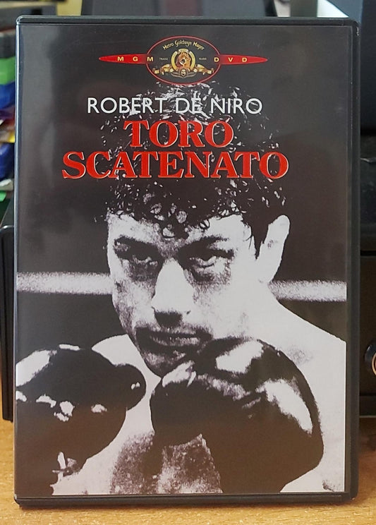 Toro Scatenato DVD – Cover frontale con Robert De Niro