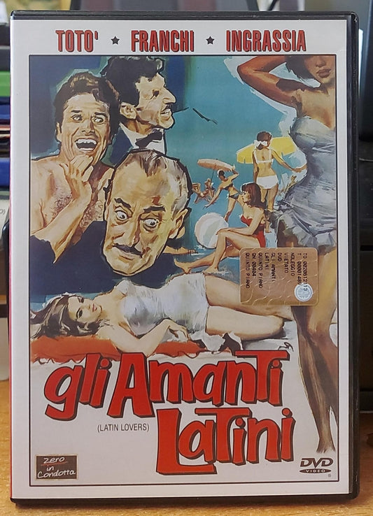 Gli Amanti Latini DVD - copertina fronte