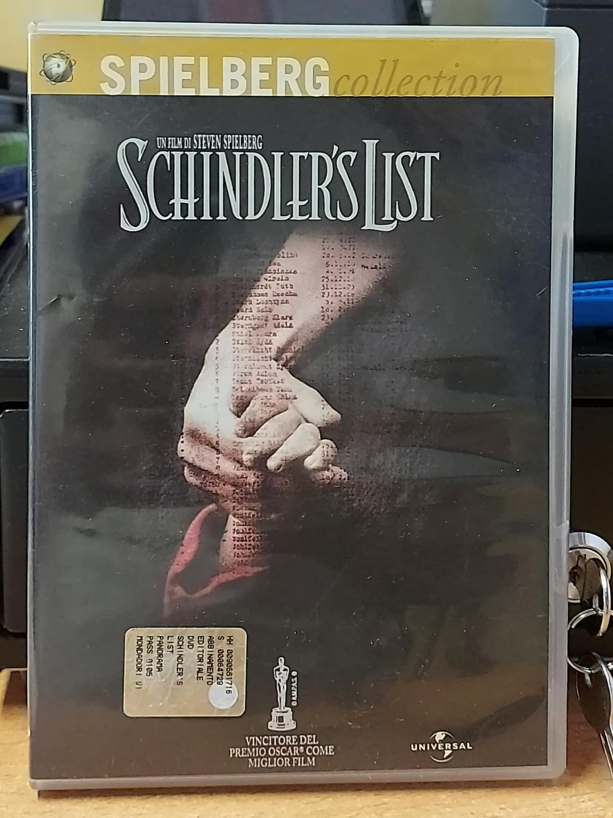Schindler's List DVD fronte