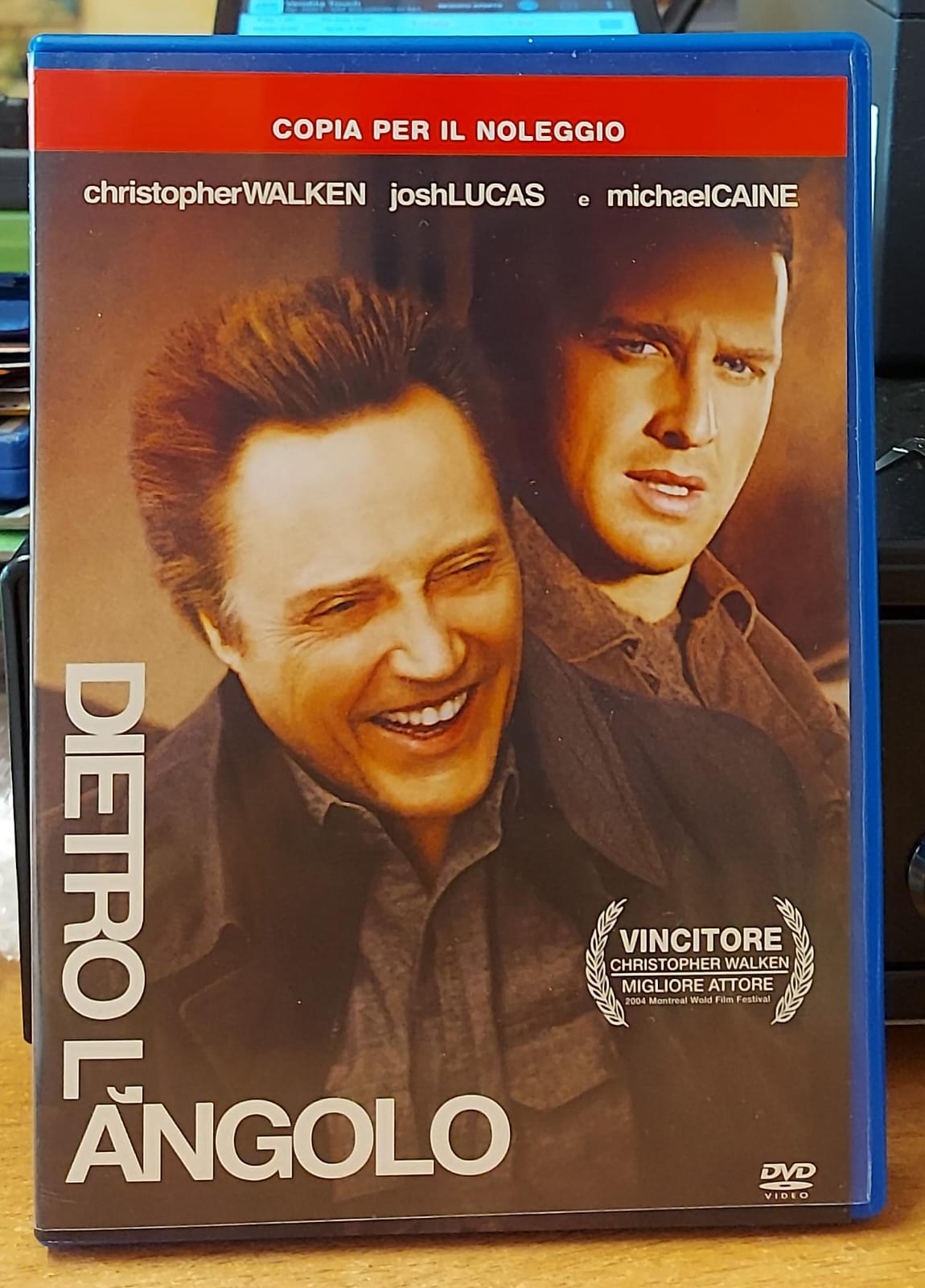 Copertina frontale del DVD Dietro l’angolo con Christopher Walken e Josh Lucas