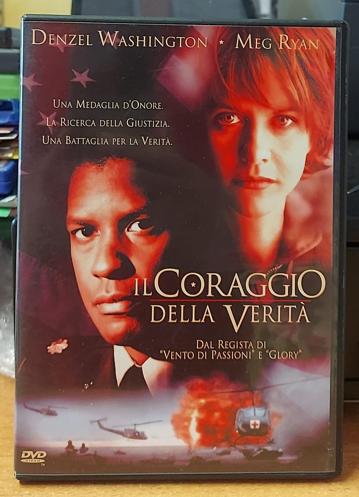 Retro della custodia DVD Il Coraggio della Verità con trama e caratteristiche tecniche