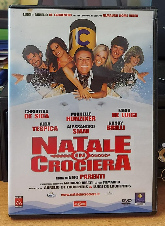 Retro della confezione del DVD Natale in crociera