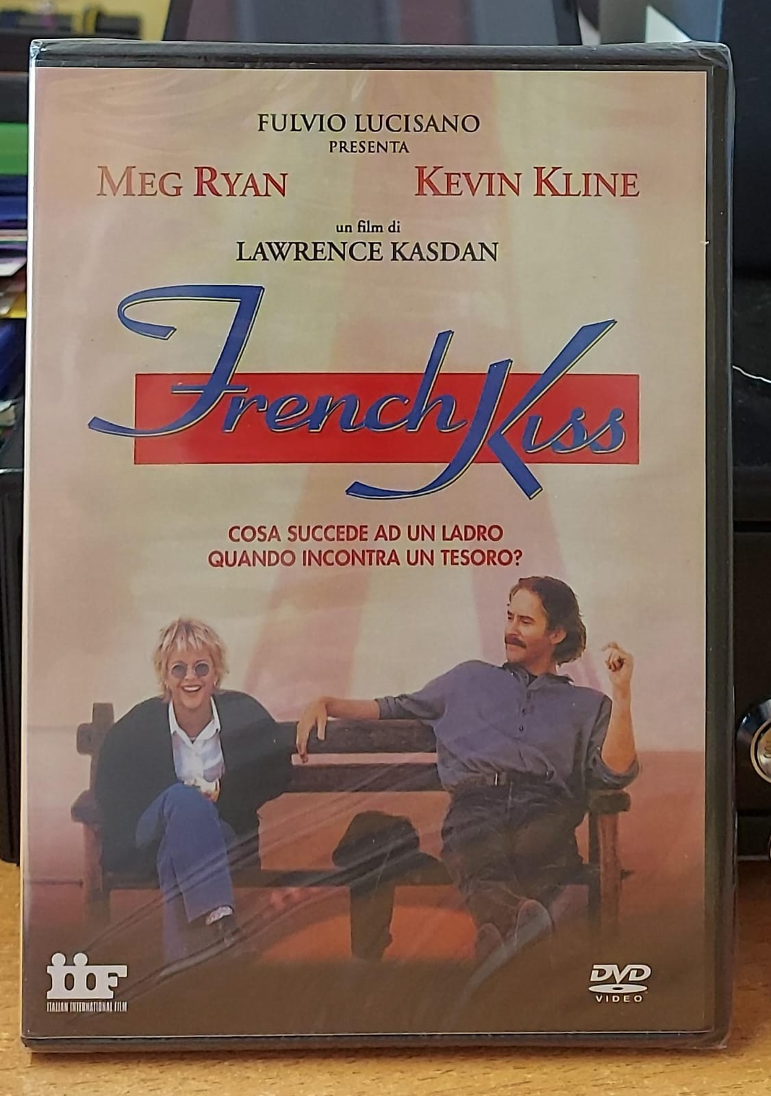Retro della confezione del DVD French Kiss