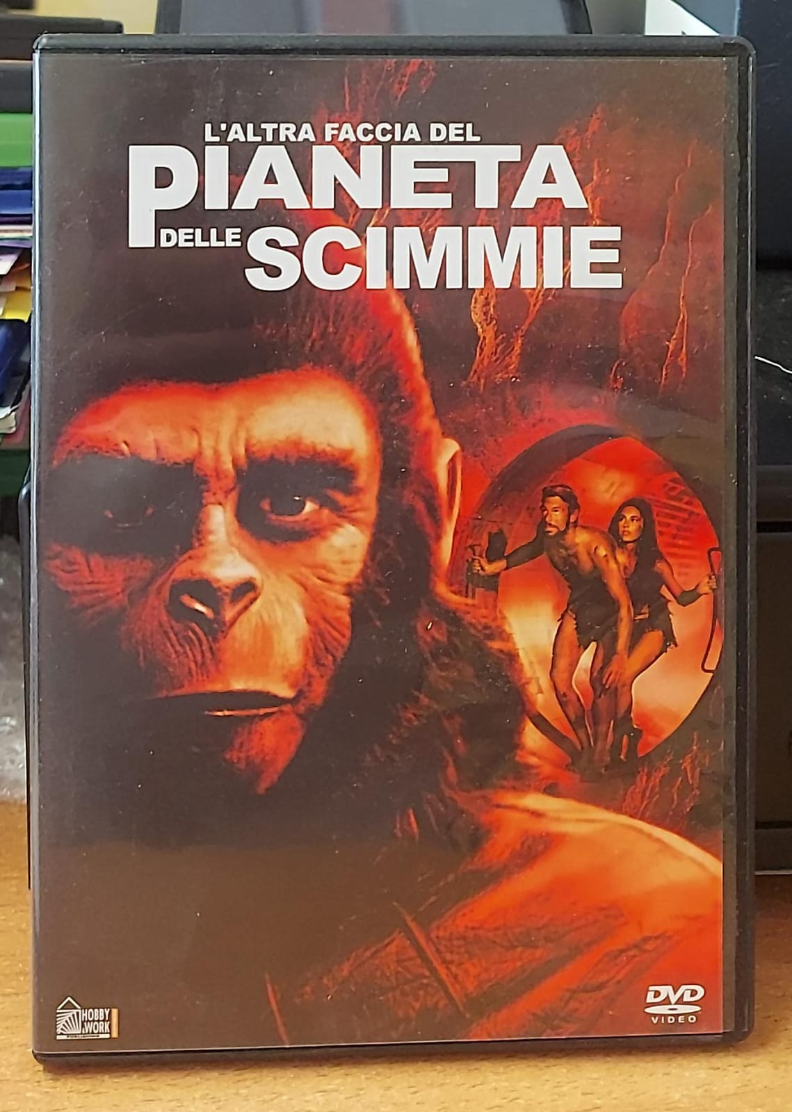 Copertina frontale del DVD L'altra faccia del pianeta delle scimmie