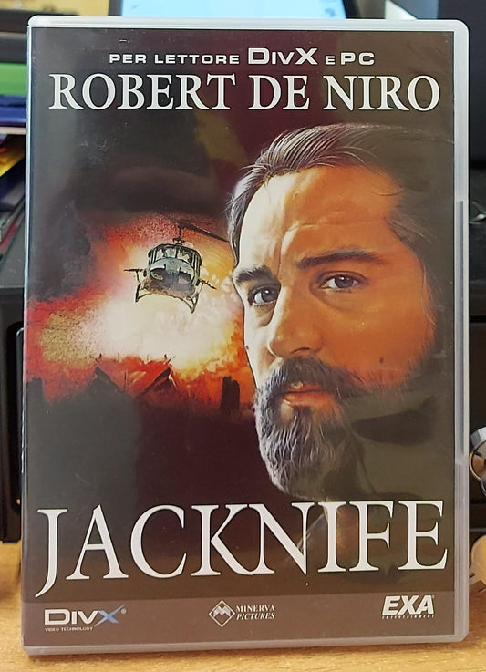 Copertina frontale Jacknife con indicazione per lettore DivX e PC