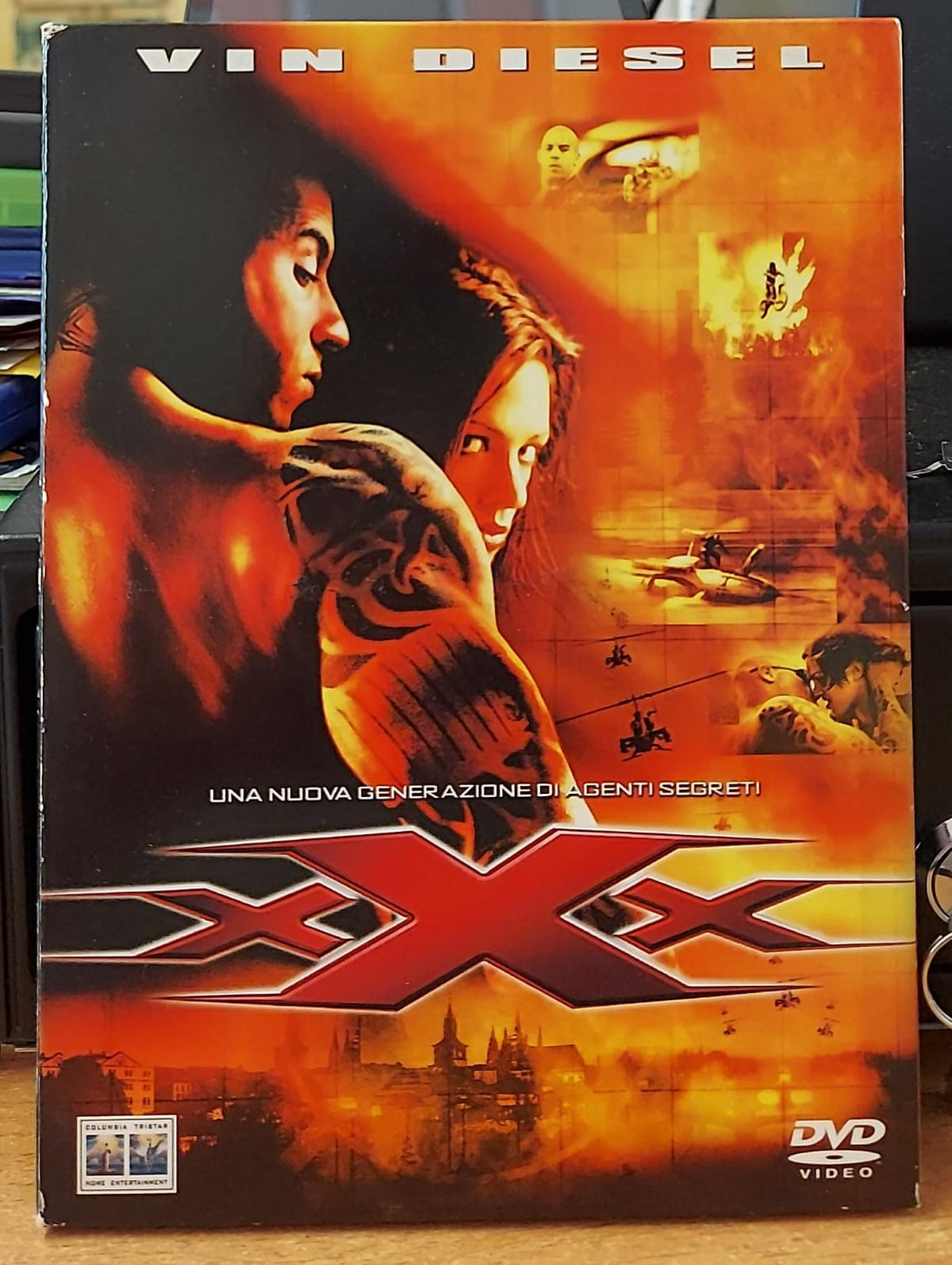 Copertina frontale del DVD xXx con Vin Diesel