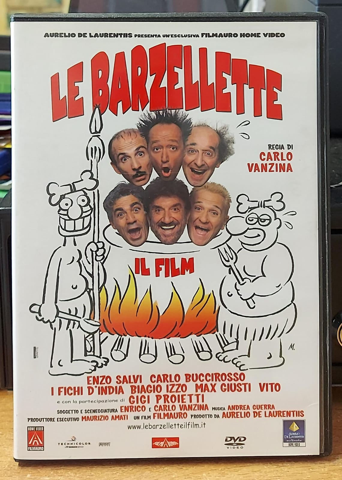 Copertina frontale del DVD Le Barzellette diretto da Carlo Vanzina