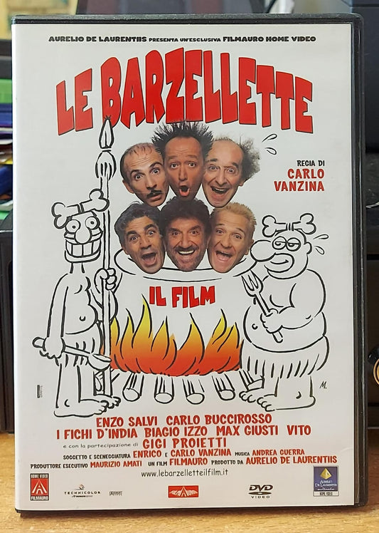 Copertina frontale del DVD Le Barzellette diretto da Carlo Vanzina
