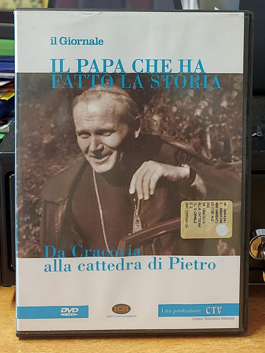 Copertina frontale del DVD Il Papa che ha fatto la storia: da Cracovia alla cattedra di Pietro