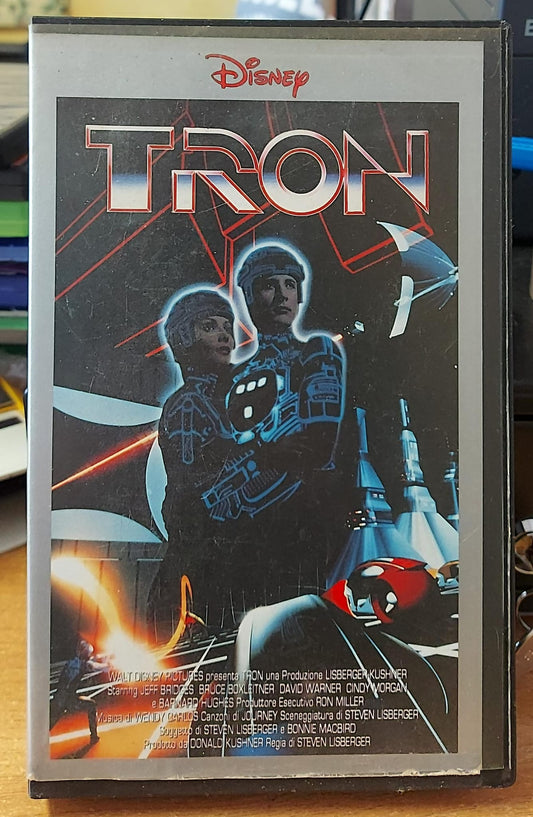 Tron VHS Disney – fronte della copertina italiana