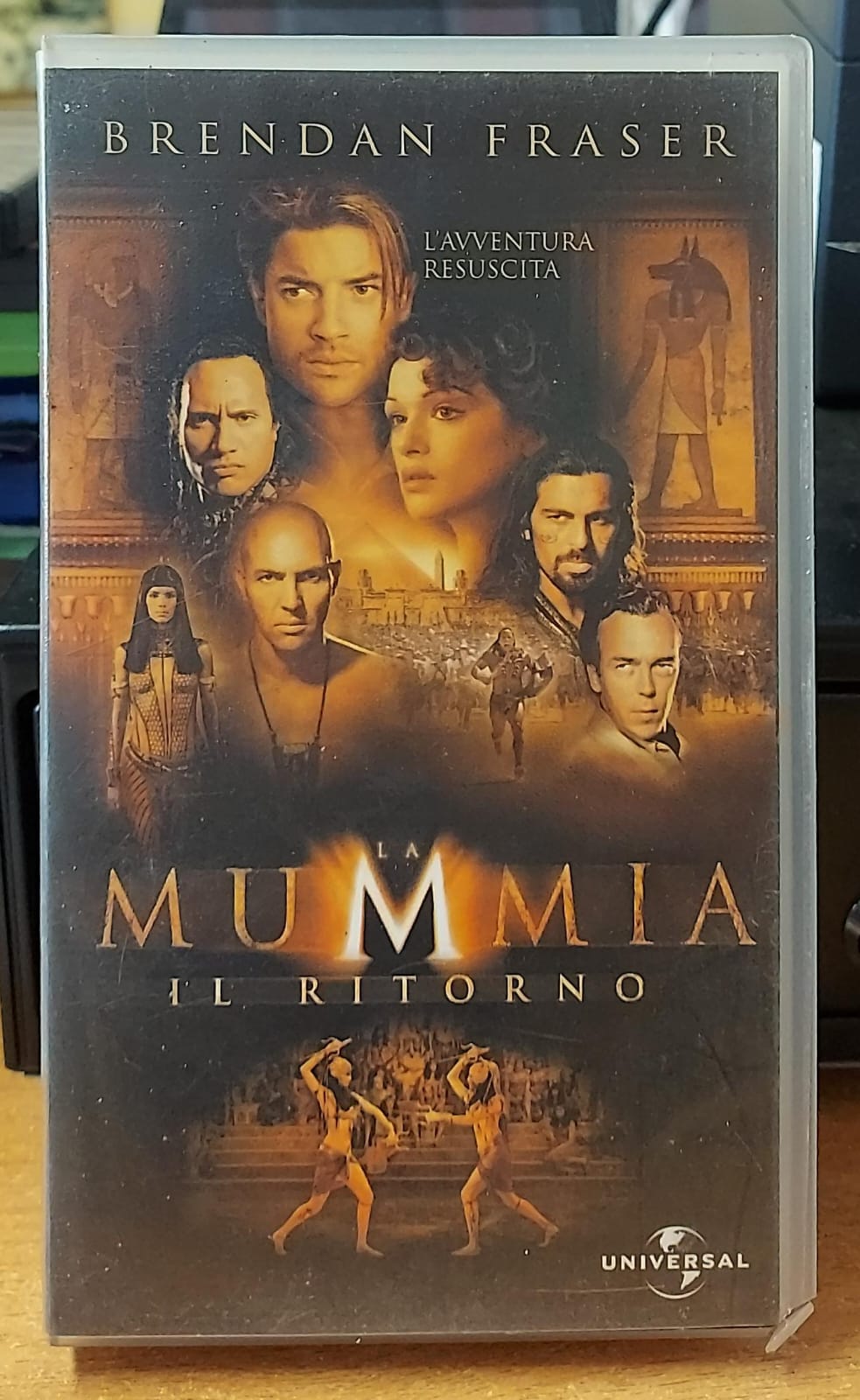 La mummia Il ritorno VHS Universal – fronte con Brendan Fraser