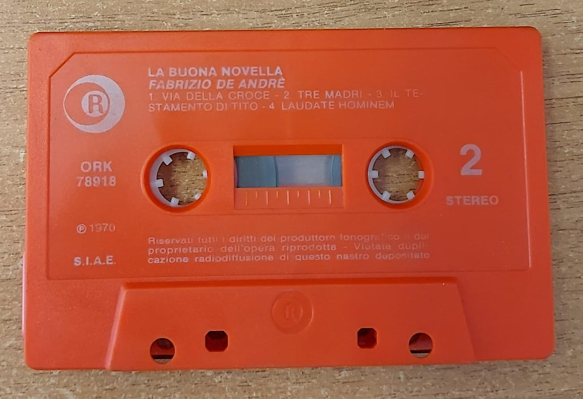 Fabrizio De André La buona novella musicassetta arancione, lato 2