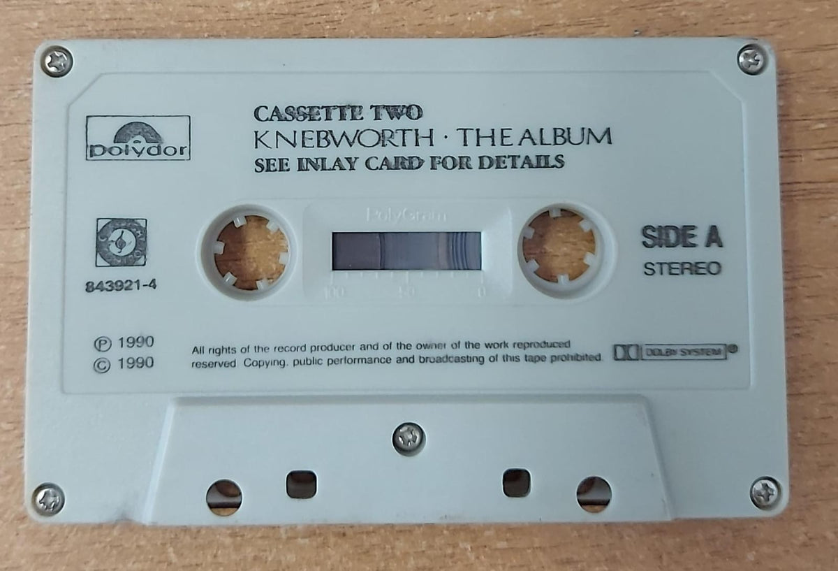 Knebworth The Album musicassetta 2 Polydor, lato A