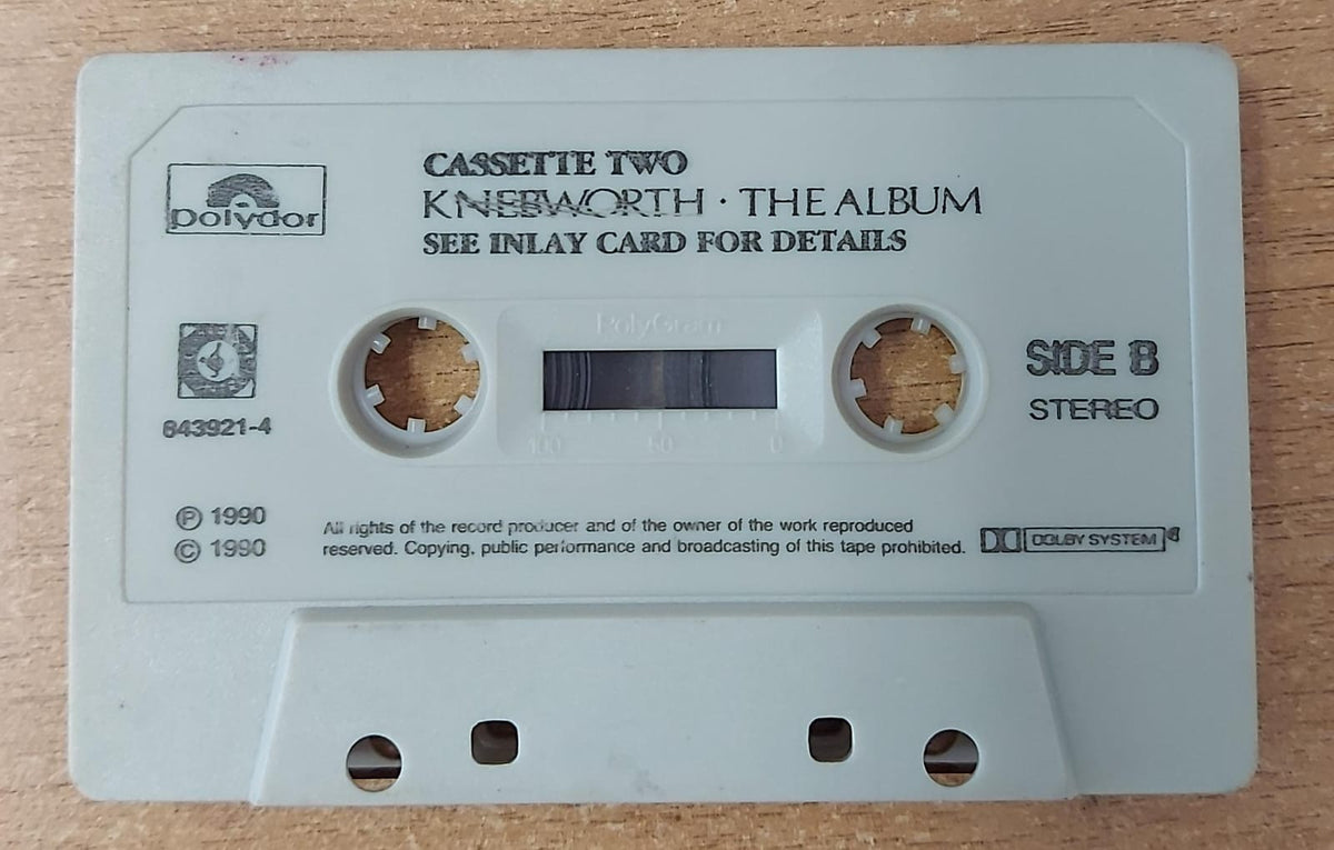 Knebworth The Album musicassetta 2 Polydor, lato B