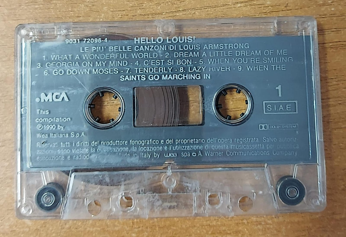 Louis Armstrong Hello Louis! musicassetta MCA, lato 1