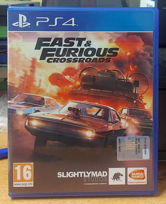 Fast & Furious Crossroads PS4 usato - fronte della custodia