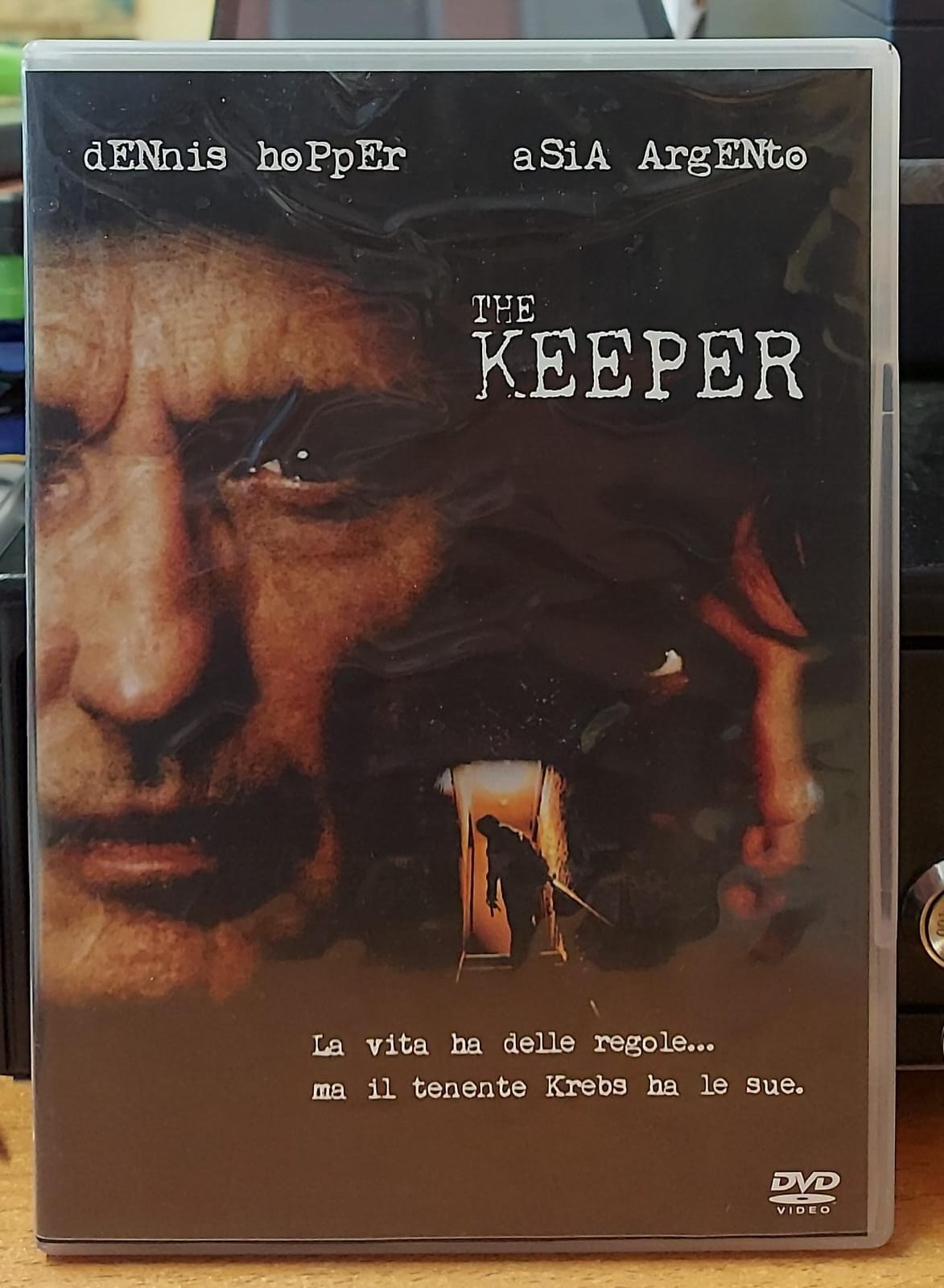 The Keeper DVD usato – fronte copertina con Dennis Hopper e Asia Argento