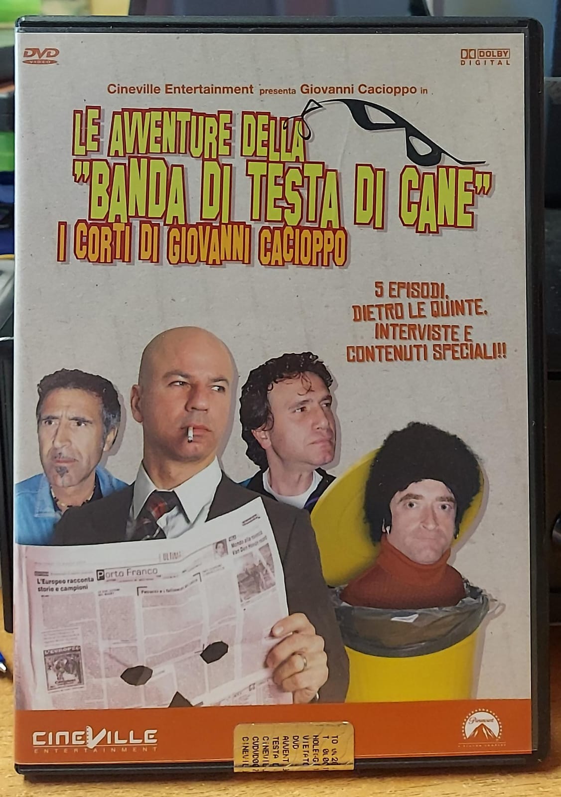 Le avventure della banda di Testa di Cane DVD usato – fronte copertina