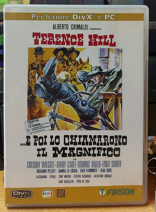 …e poi lo chiamarono il Magnifico – fronte edizione DivX per lettore DivX e PC, non DVD Video