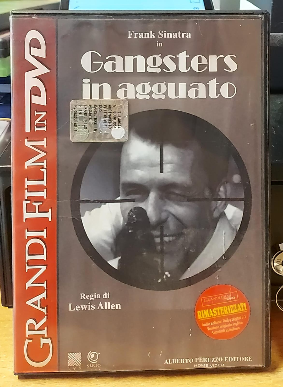 Gangsters in agguato DVD usato con Frank Sinatra – fronte copertina