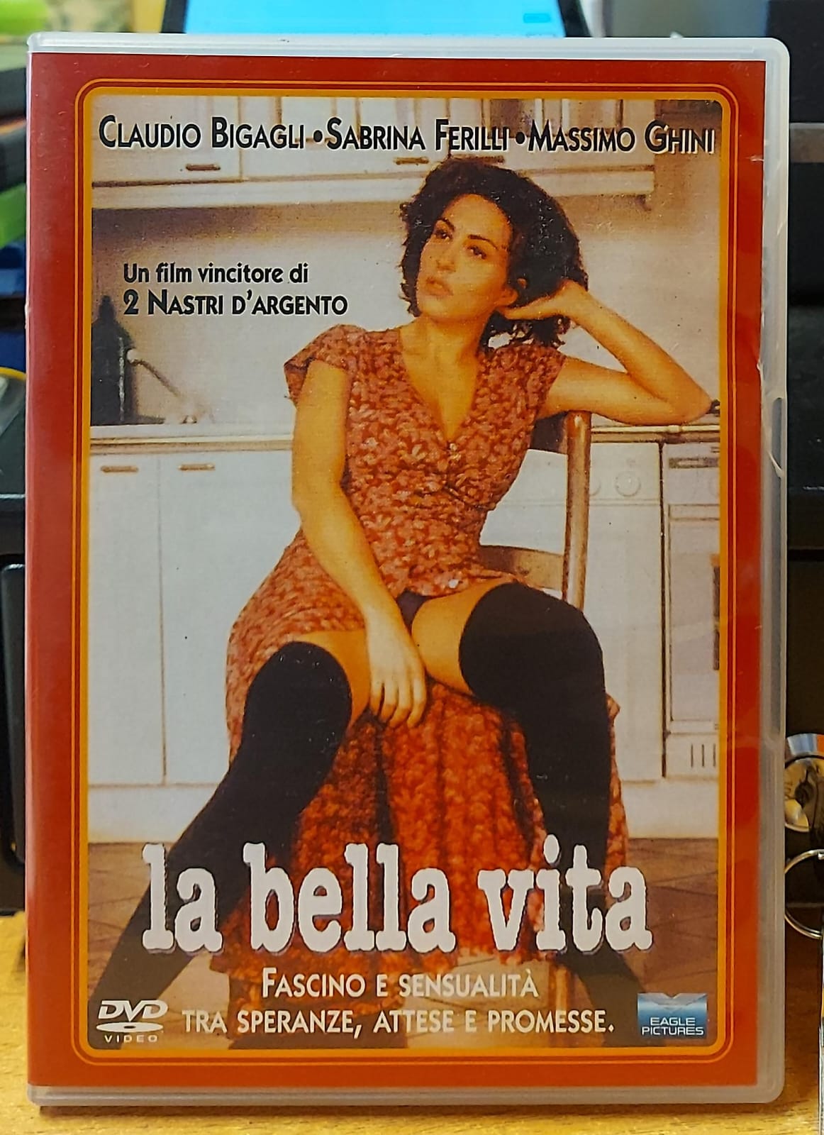 La bella vita DVD usato di Paolo Virzì – fronte copertina con Sabrina Ferilli