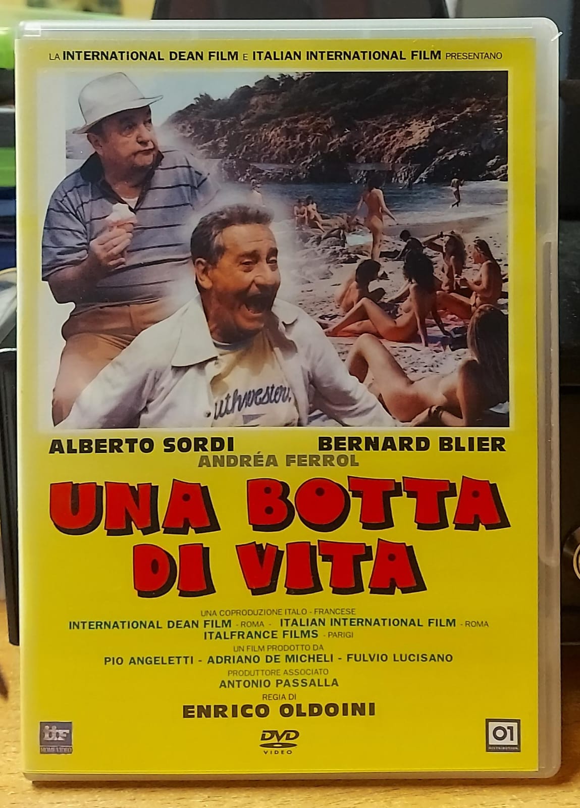 Fronte copertina DVD Una Botta di Vita con Alberto Sordi e Bernard Blier