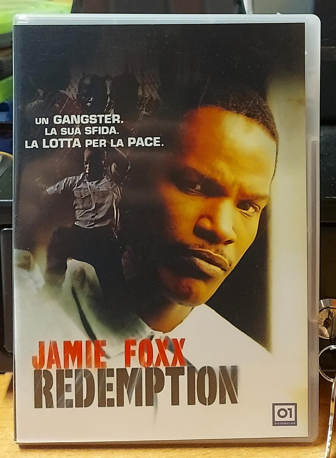 Fronte copertina DVD Redemption con Jamie Foxx