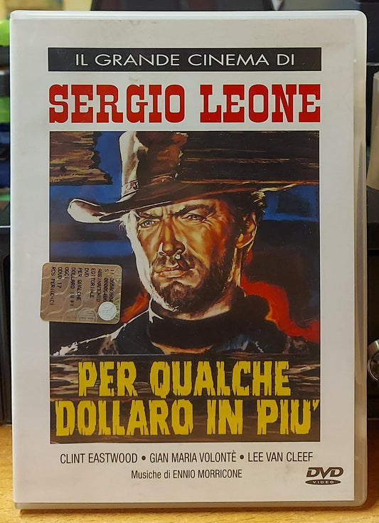 Fronte copertina DVD Per qualche dollaro in più di Sergio Leone con Clint Eastwood