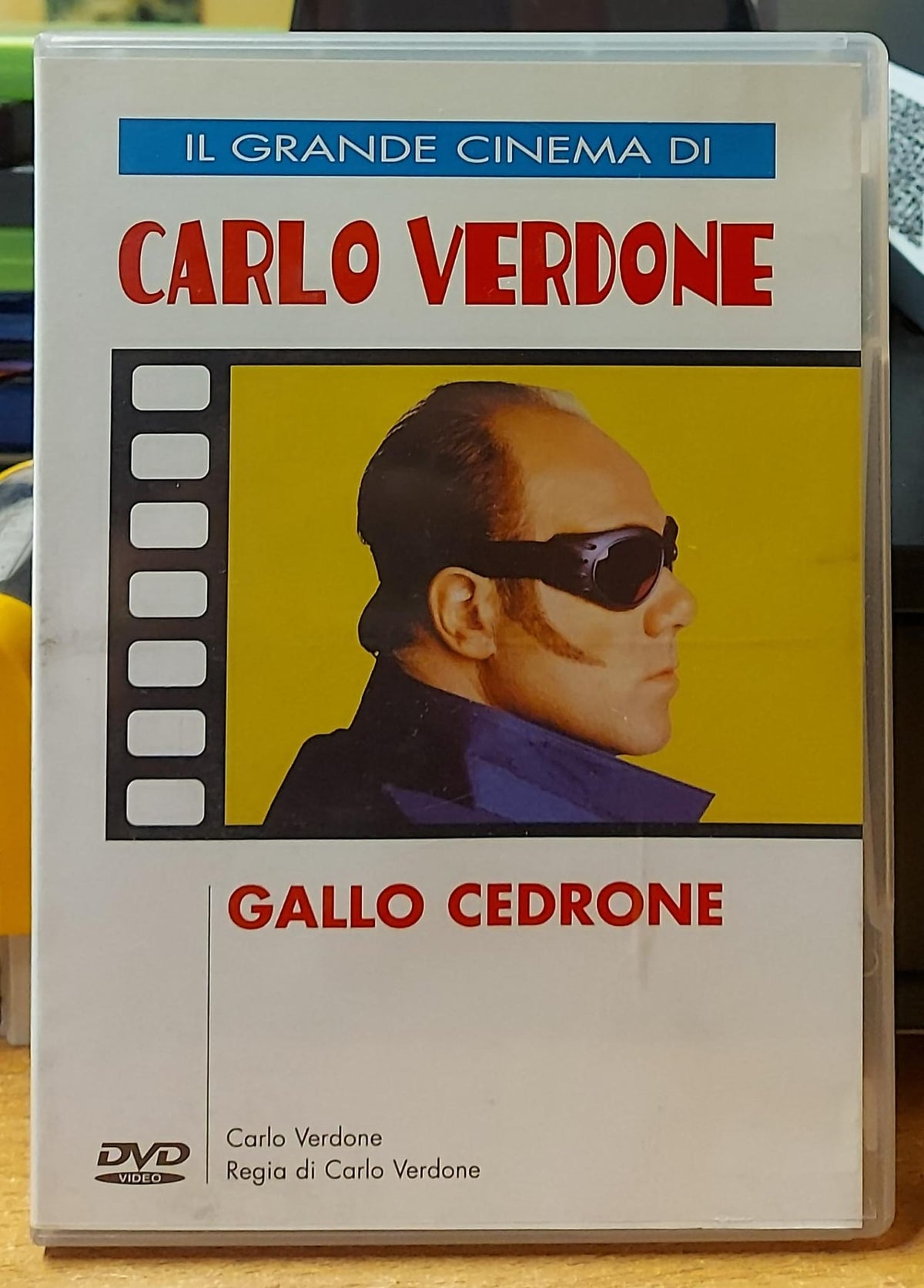 Fronte copertina DVD Gallo Cedrone di Carlo Verdone, collana Il Grande Cinema di Carlo Verdone