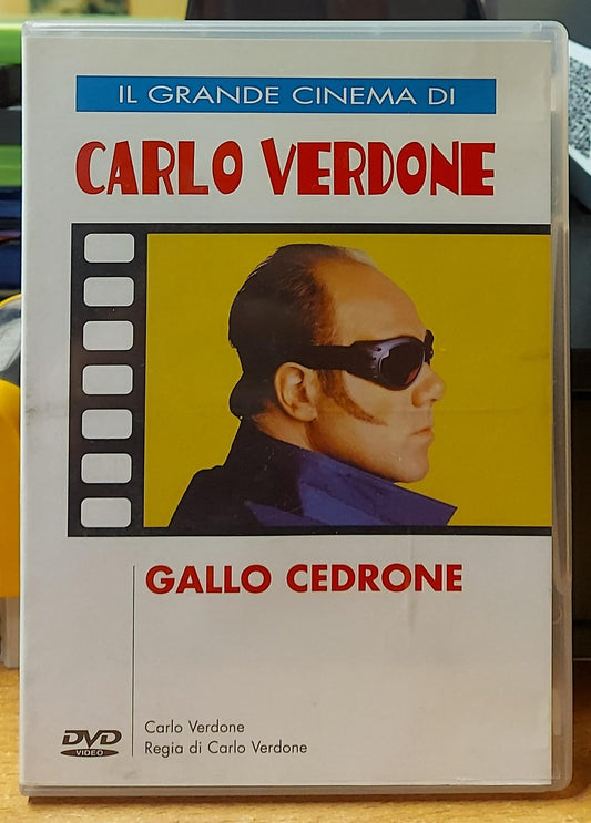 Fronte copertina DVD Gallo Cedrone di Carlo Verdone, collana Il Grande Cinema di Carlo Verdone