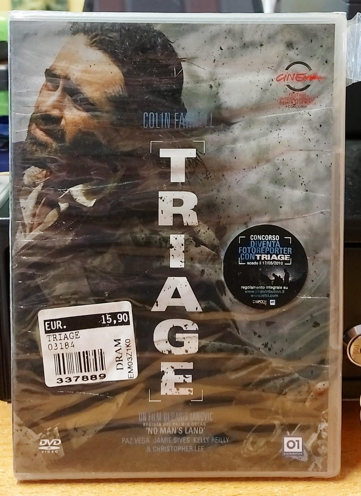 Triage DVD nuovo sigillato con Colin Farrell – fronte copertina