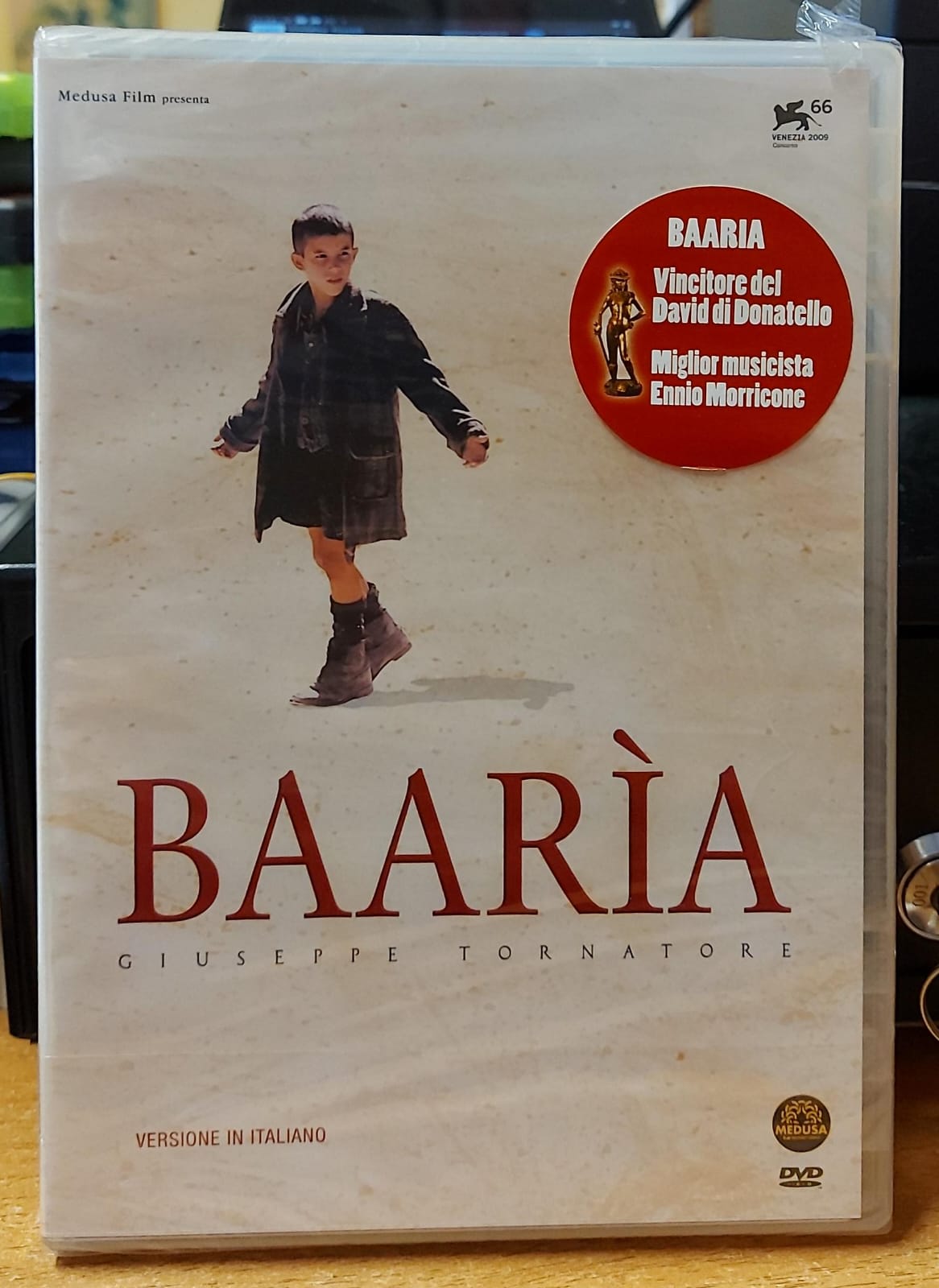 Baarìa DVD nuovo sigillato versione in italiano – fronte copertina