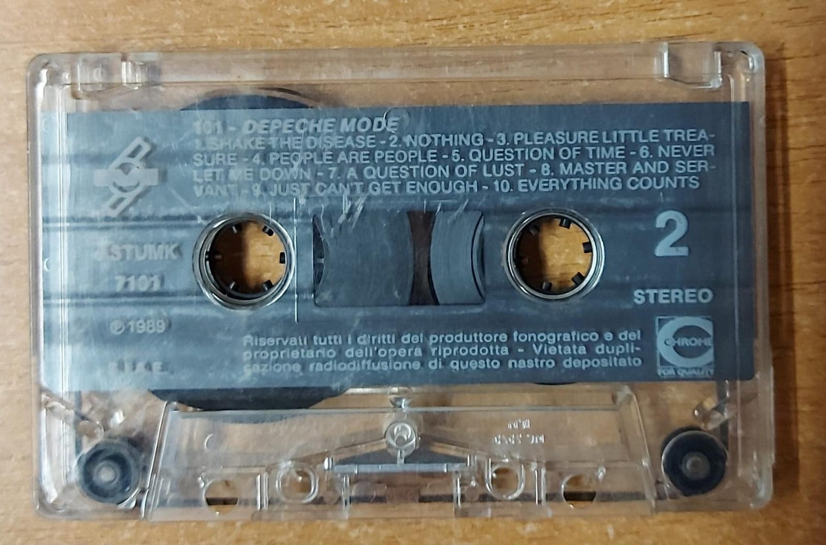 Depeche Mode 101 musicassetta 1989 STUMK 7101, lato 2