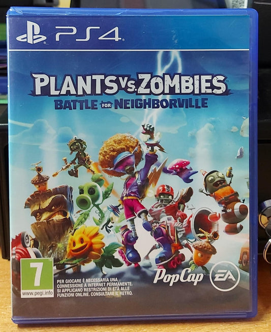 Plants vs. Zombies Battle for Neighborville PS4 usato - fronte della custodia