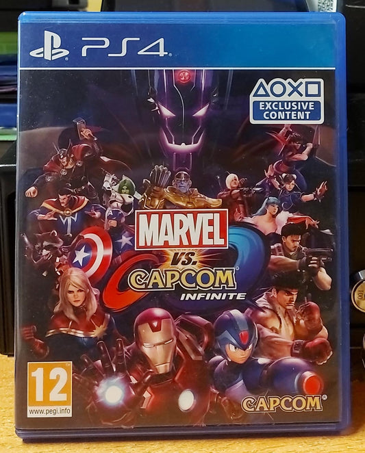 Marvel vs. Capcom Infinite PS4 usato - fronte della custodia