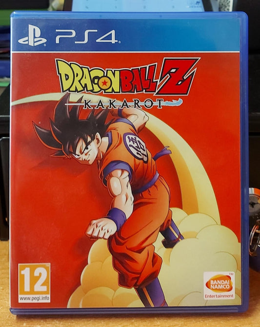 Dragon Ball Z Kakarot PS4 usato - fronte della custodia con Goku
