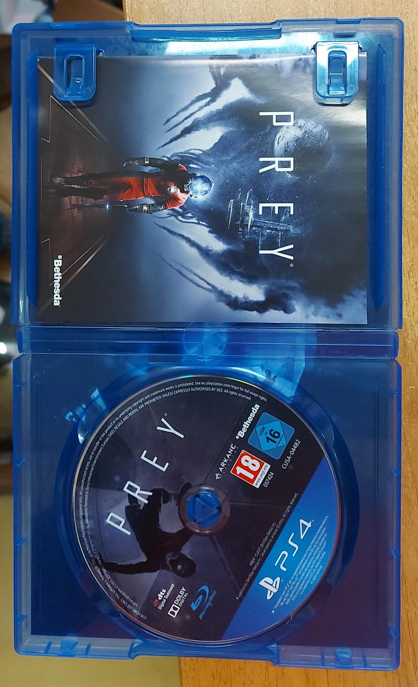 Prey PS4 usato - disco e inserto nella custodia