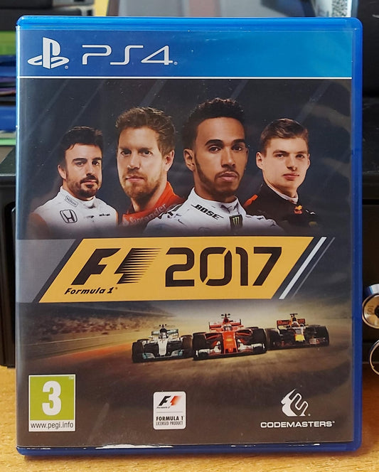 F1 2017 PS4 usato - fronte della custodia