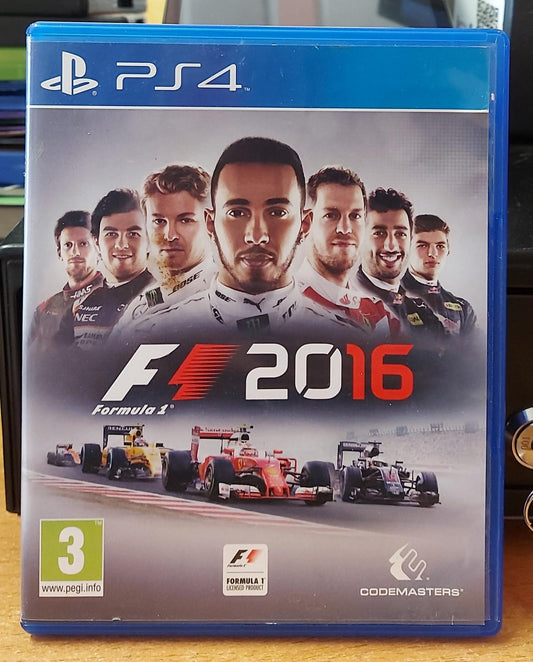 F1 2016 PS4 usato - fronte della custodia