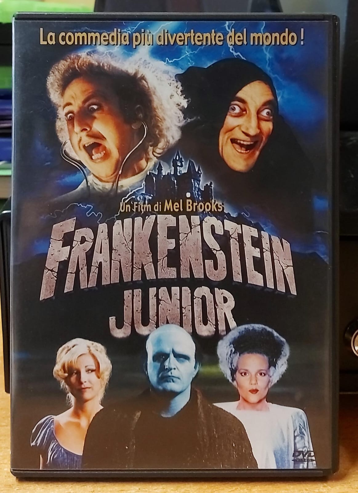 Frankenstein Junior DVD di Mel Brooks - fronte della custodia